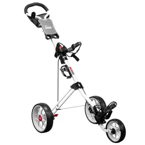 EzeGlide Ranger 3-Wheel Push Trolley - White