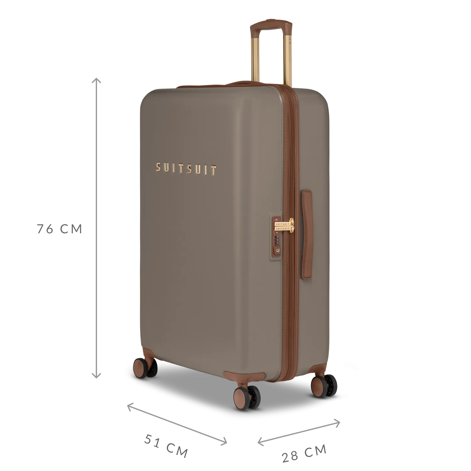 Fab Seventies - Taupe - Safe Travels Set (28 INCH)