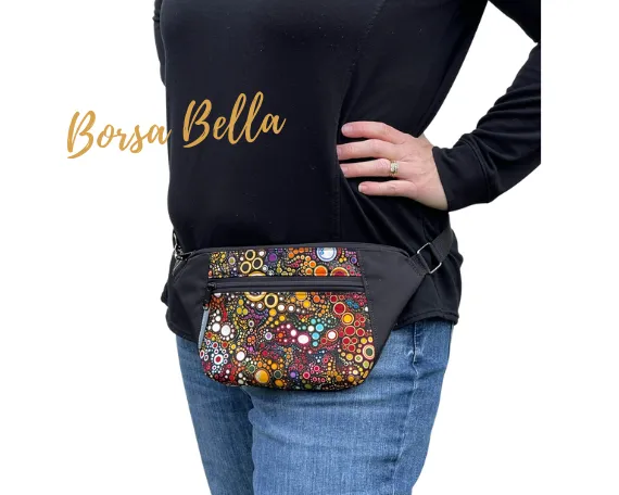 Fanny Pack or Crossbody Bag - Night FernTastic Fabric