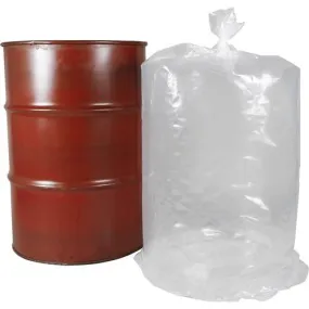 Flexible Round Bottom Plastic Drum Liners - 38 x 56 - 55 Gallon