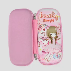 Flower Girl Pink Pencil Case