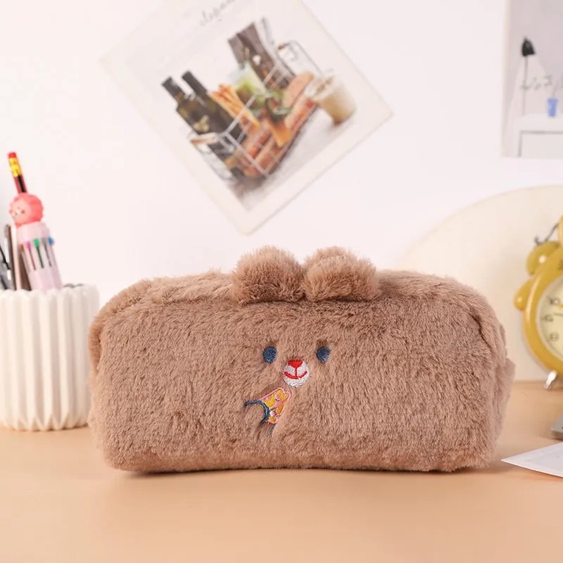 Fluffy Kawaii Pencil Cases