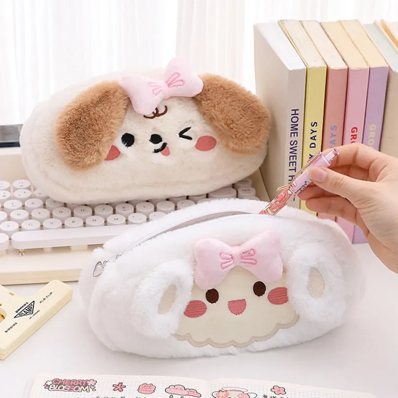 Fluffy Kawaii Pencil Cases