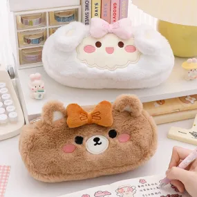 Fluffy Kawaii Pencil Cases