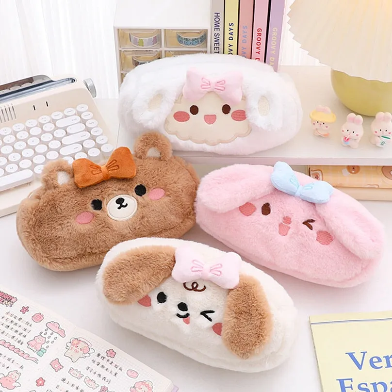 Fluffy Kawaii Pencil Cases