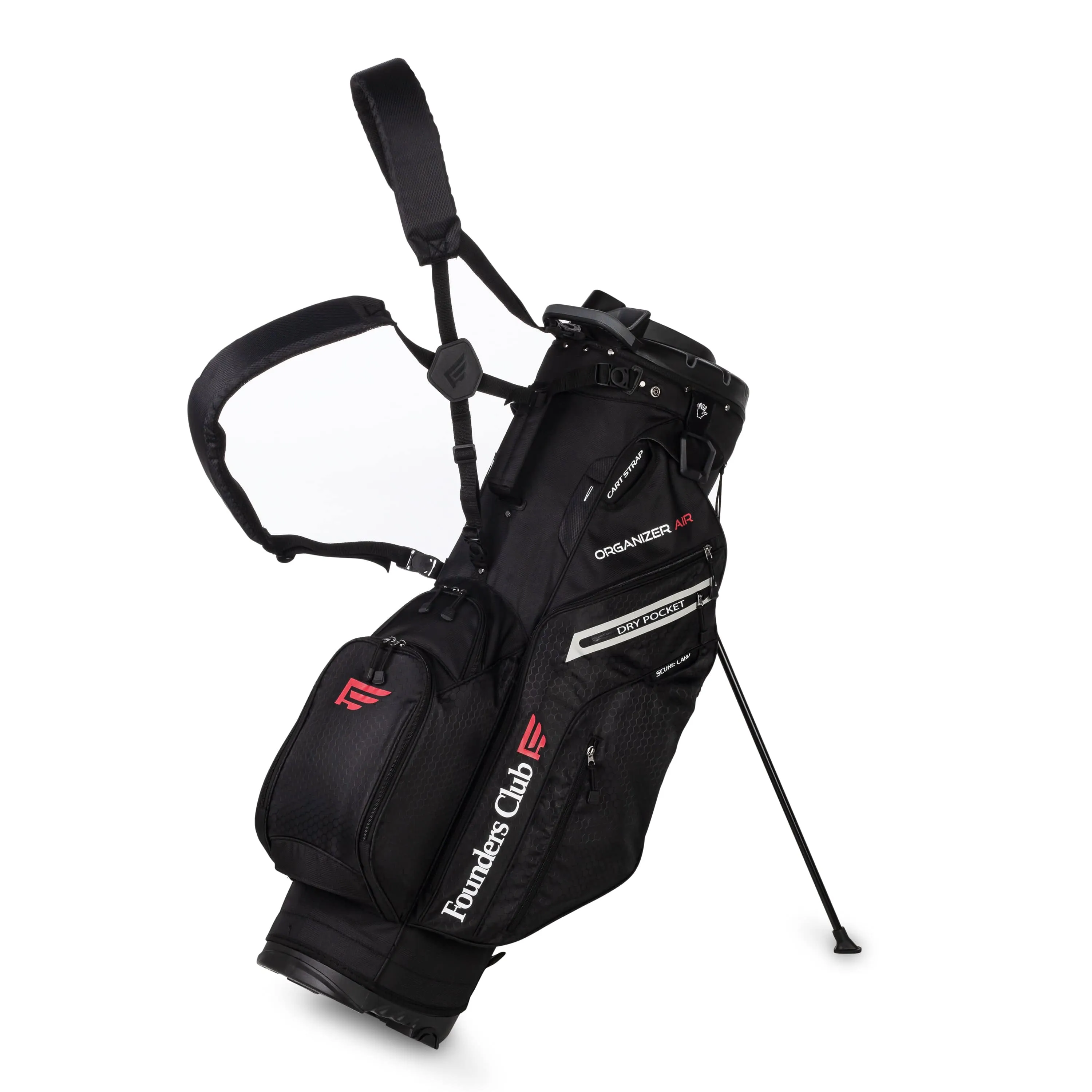 Founders Club 3rd Generation Organizer Men's Golf Stand Bag with 14 Way Organizer Divider Top with Full Length Dividers