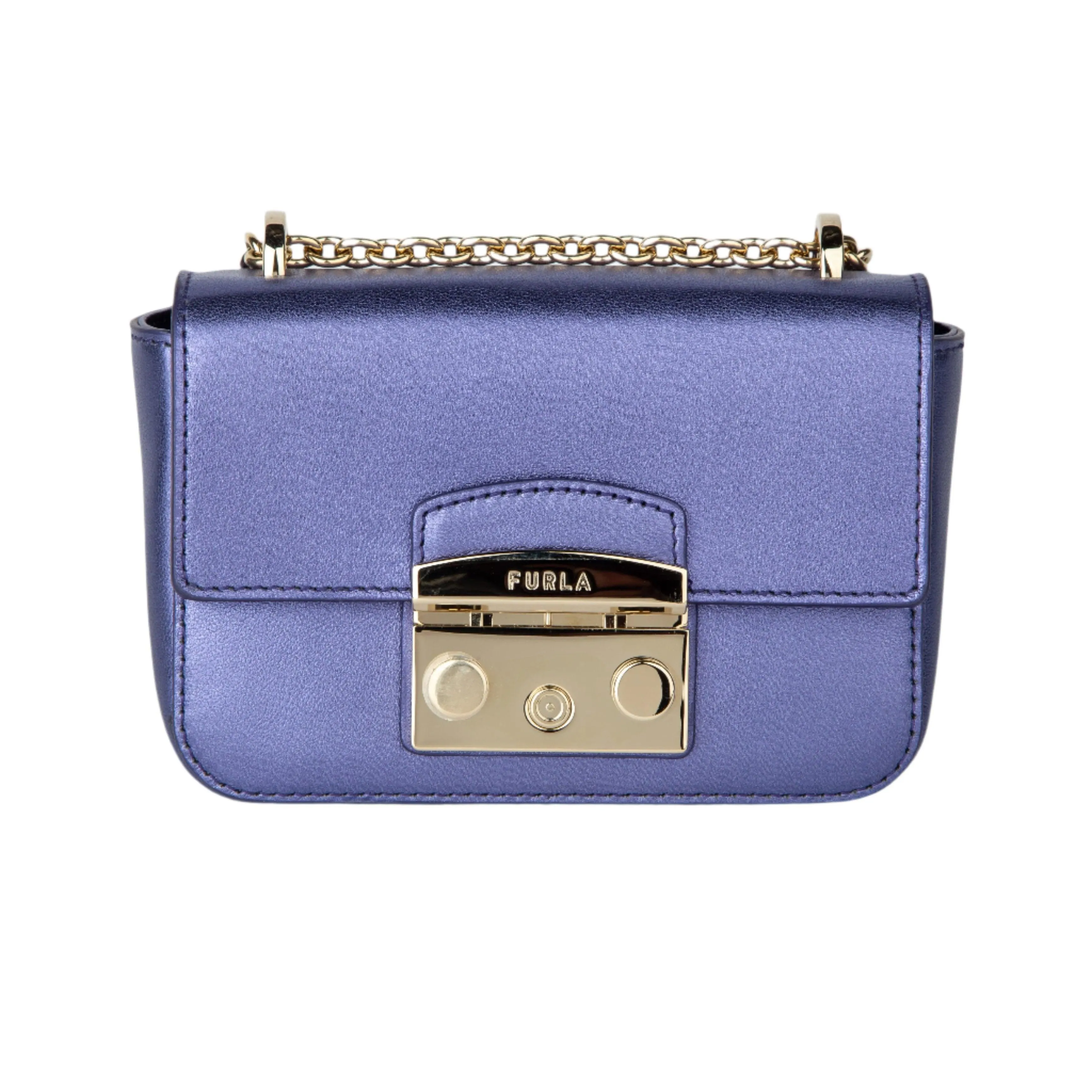 Furla Metropolis Mini Crossbody - Blue