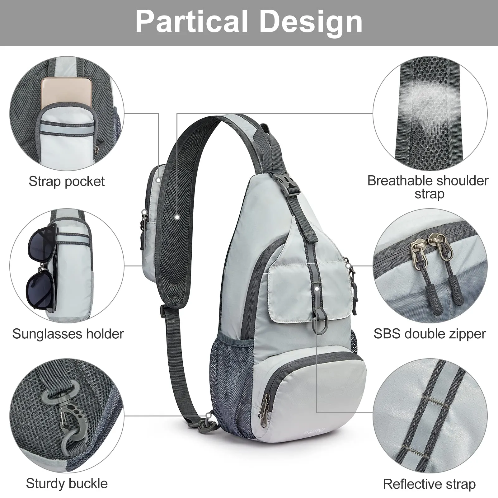 G4Free Packable Crossbody Sling Backpack