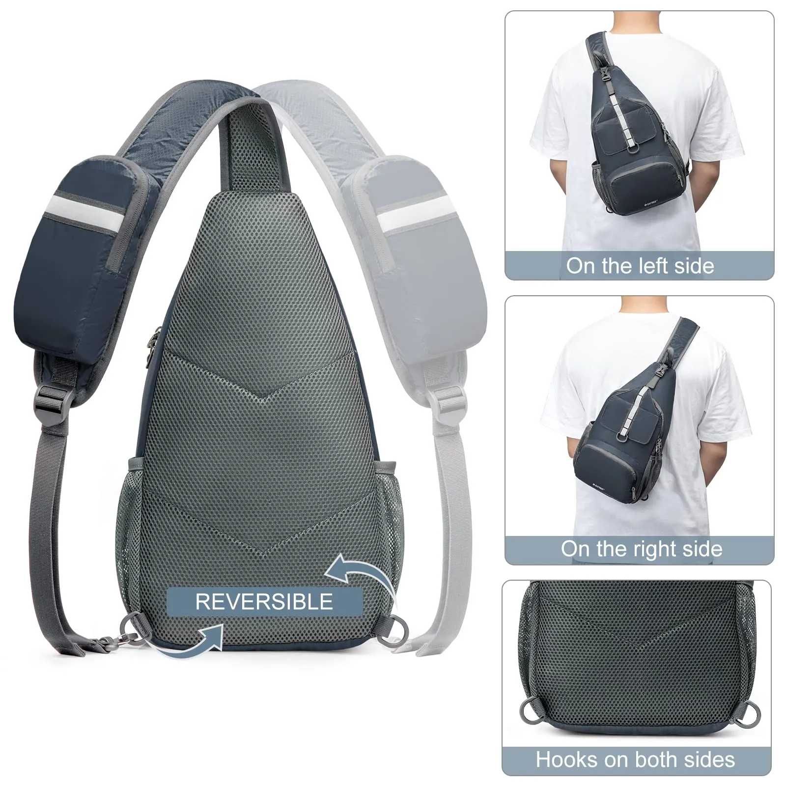 G4Free Packable Crossbody Sling Backpack