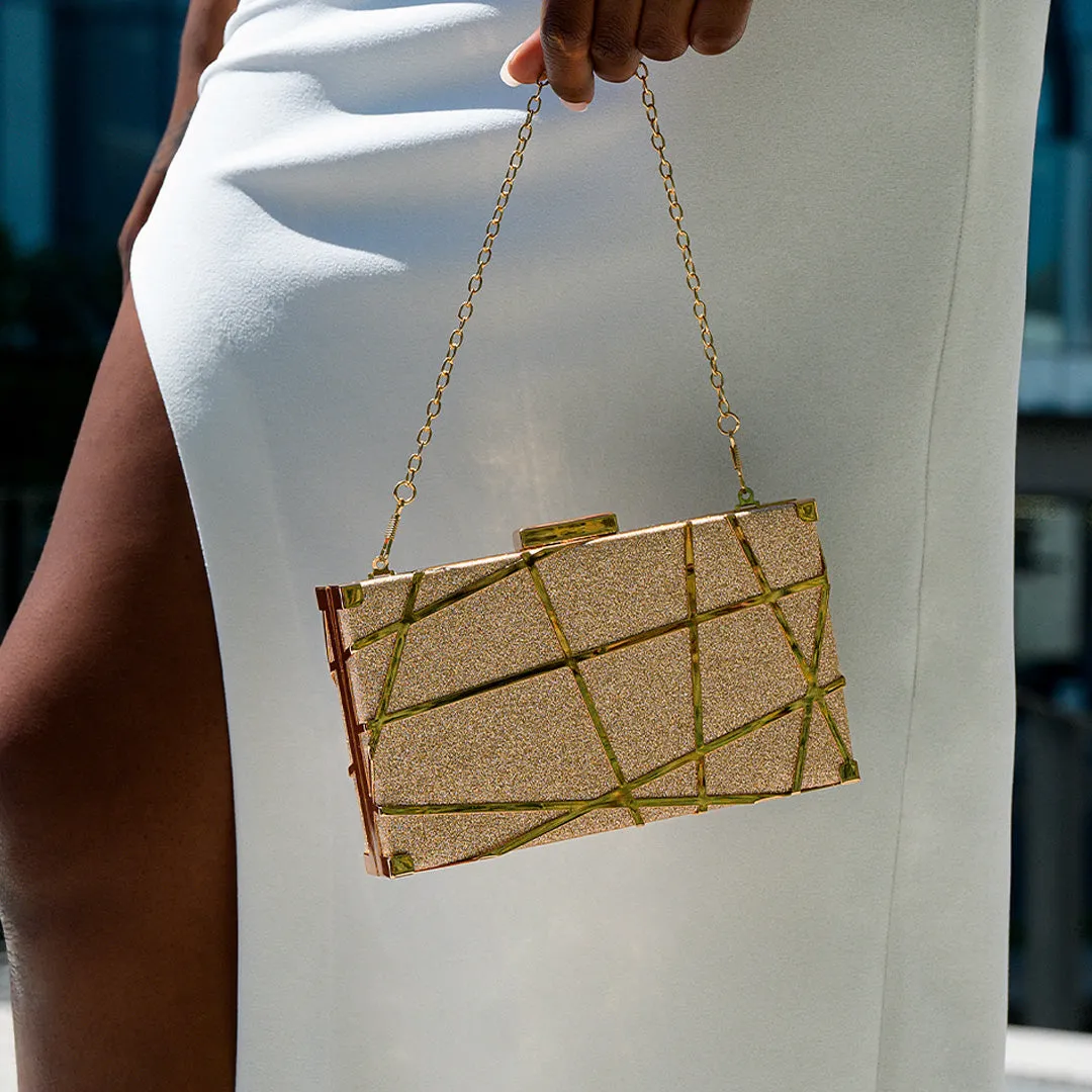 Geometric Clutch Bag