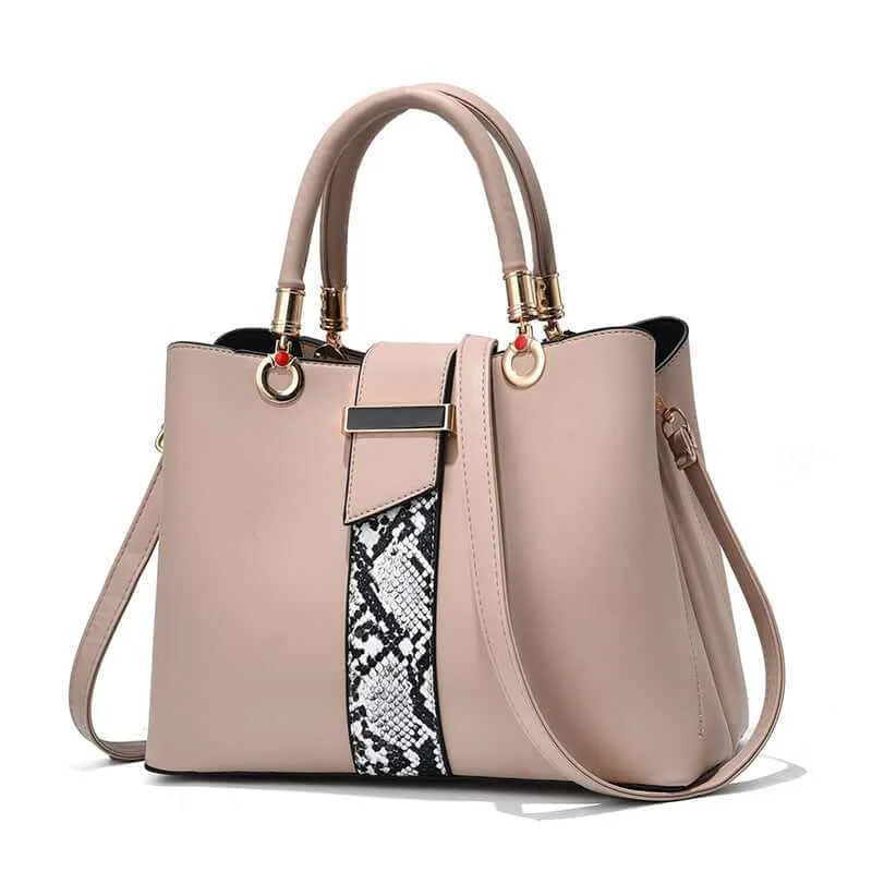 Glow Chic's Snakeskin Pattern Shoulder Bag