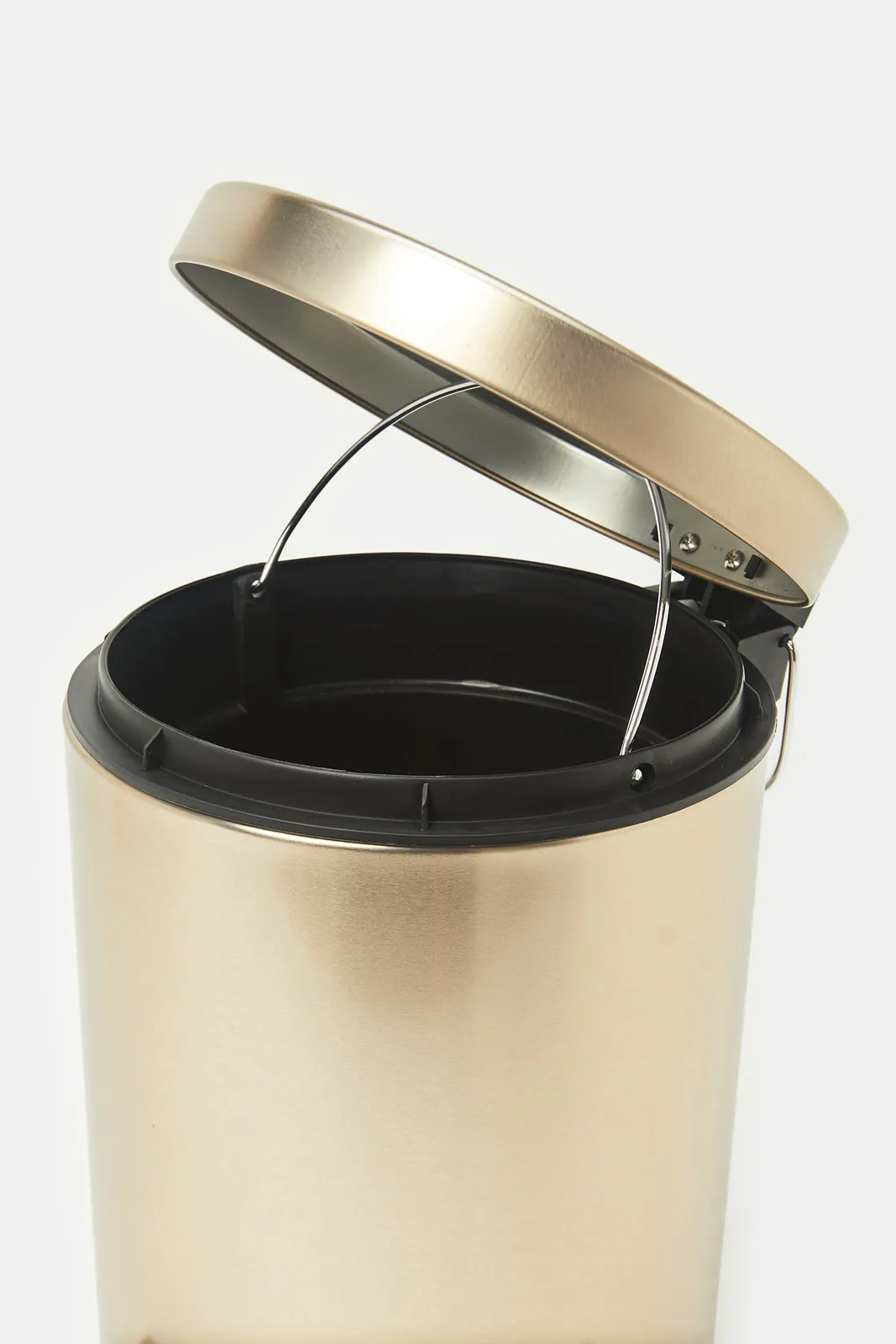 Gold Plain Pedal Bin (5L)