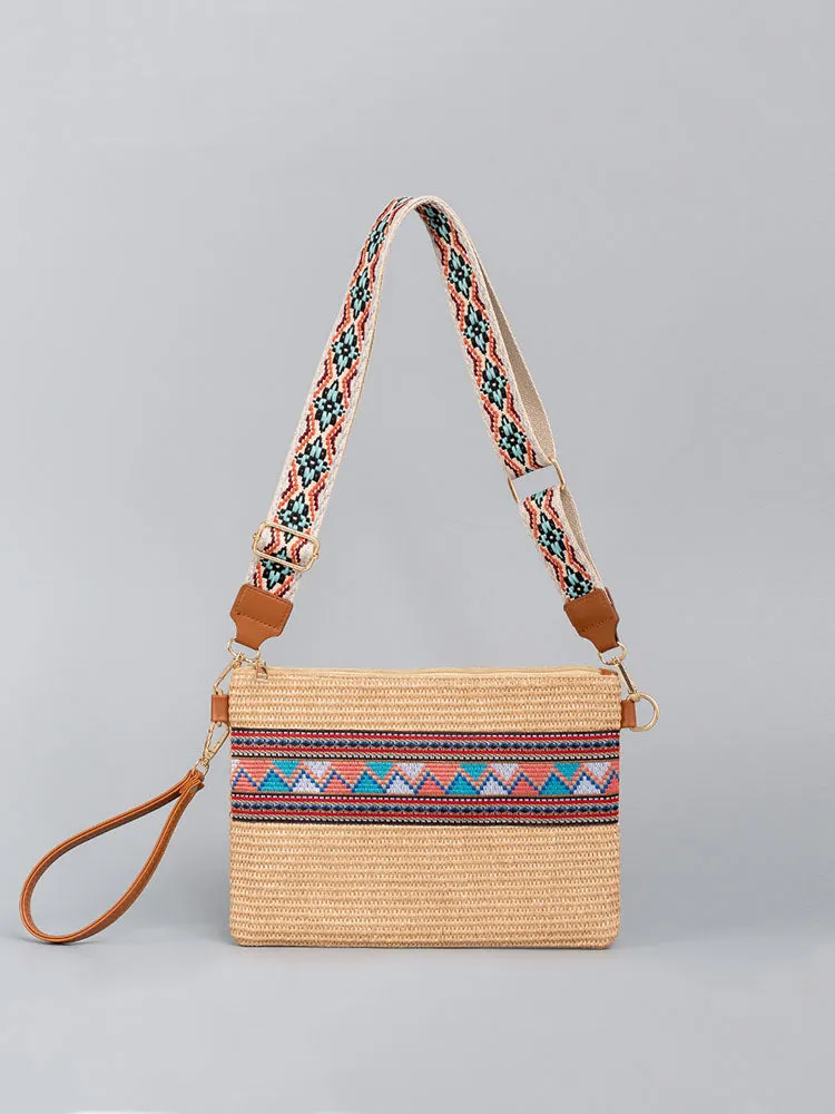 Grass Woven Clutch