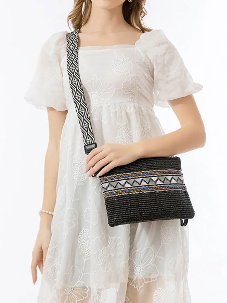 Grass Woven Clutch