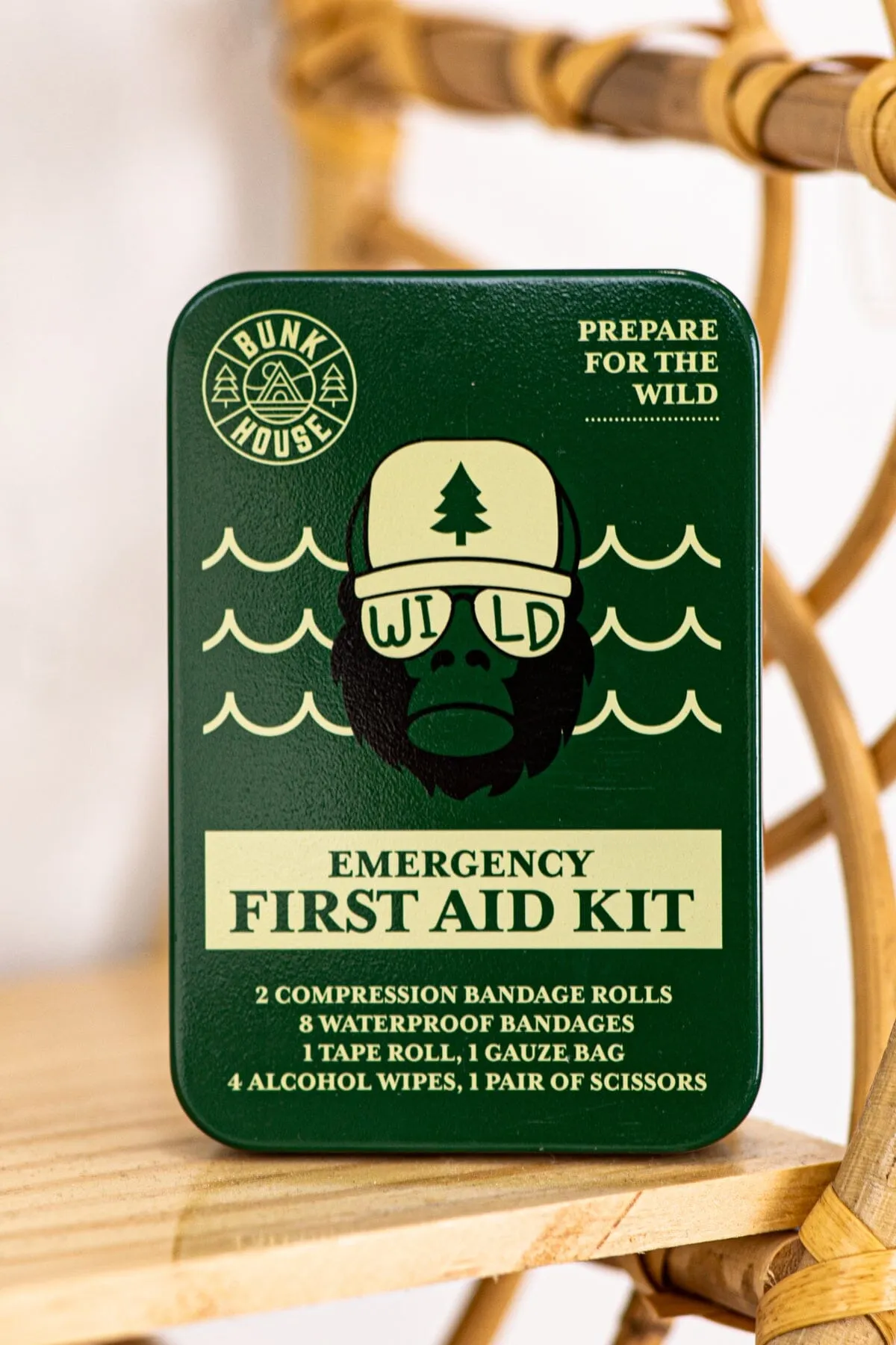 Green Emergency First Aid Kit