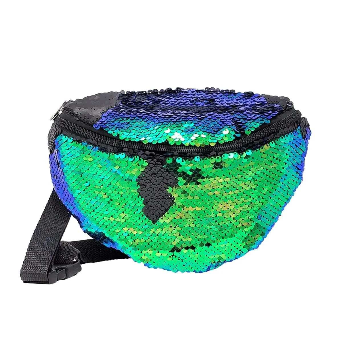 Green Sequin Fanny Pack