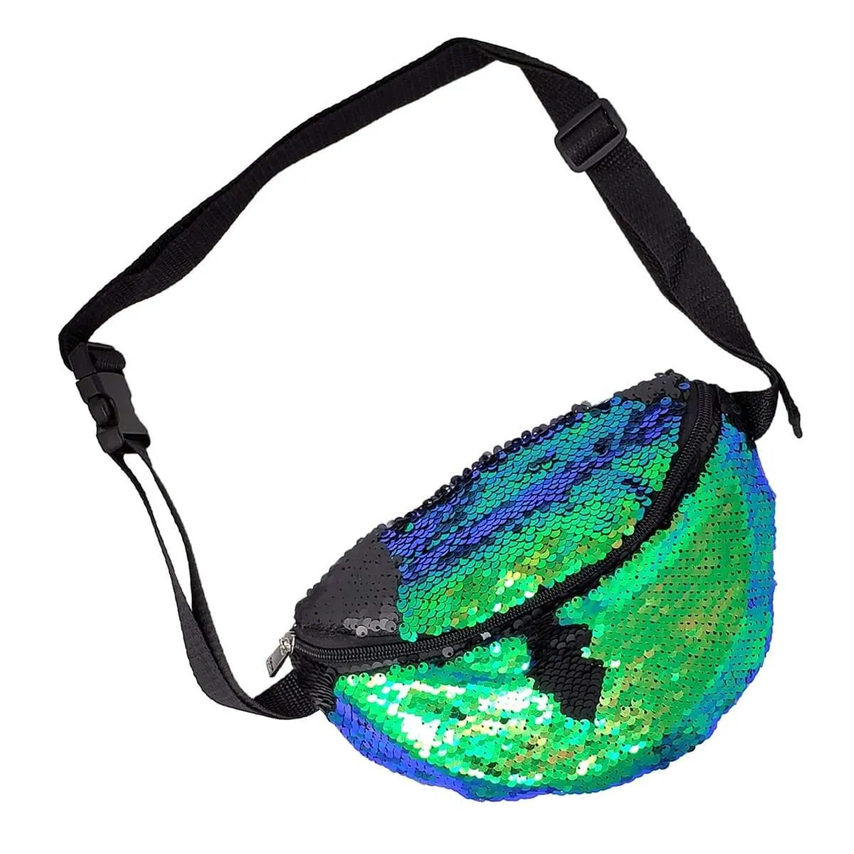 Green Sequin Fanny Pack