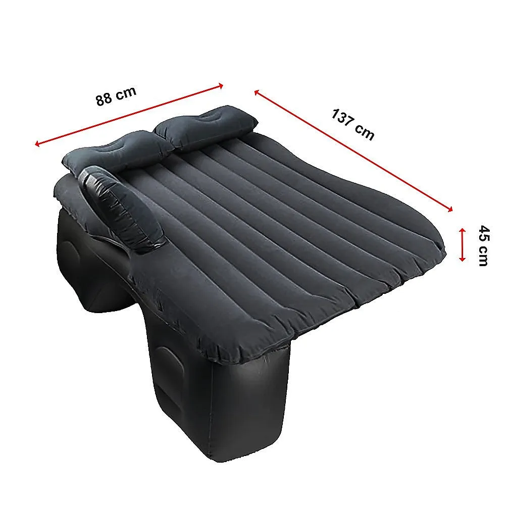 High-Quality Inflatable Car Mattress w/ Pump, Pillows & Bag