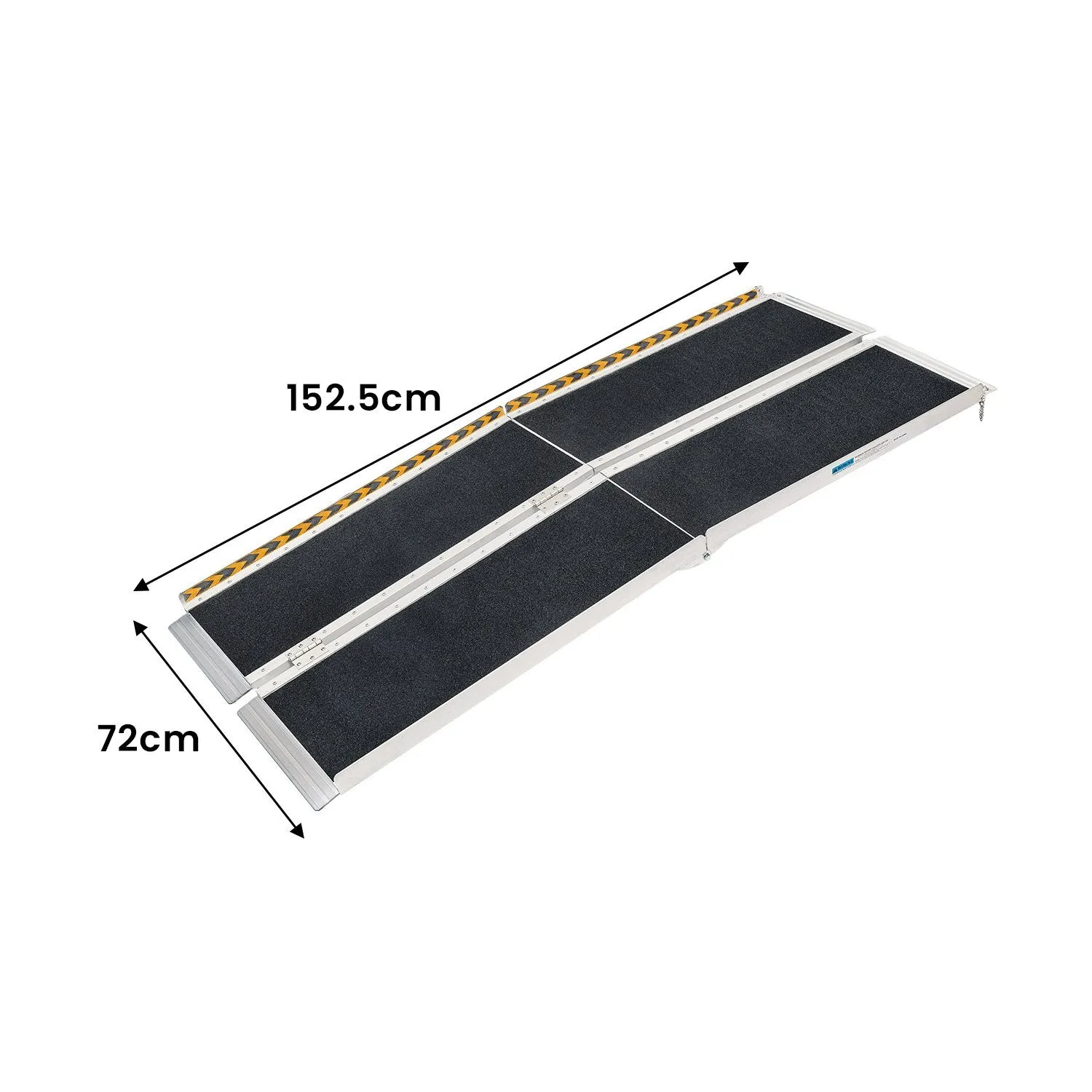 High-Strength Aluminium Folding Wheelchair Ramp, 272kg