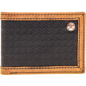 Hooey "Hands Up Basketweave" Front Pocket Bi-Fold Wallet