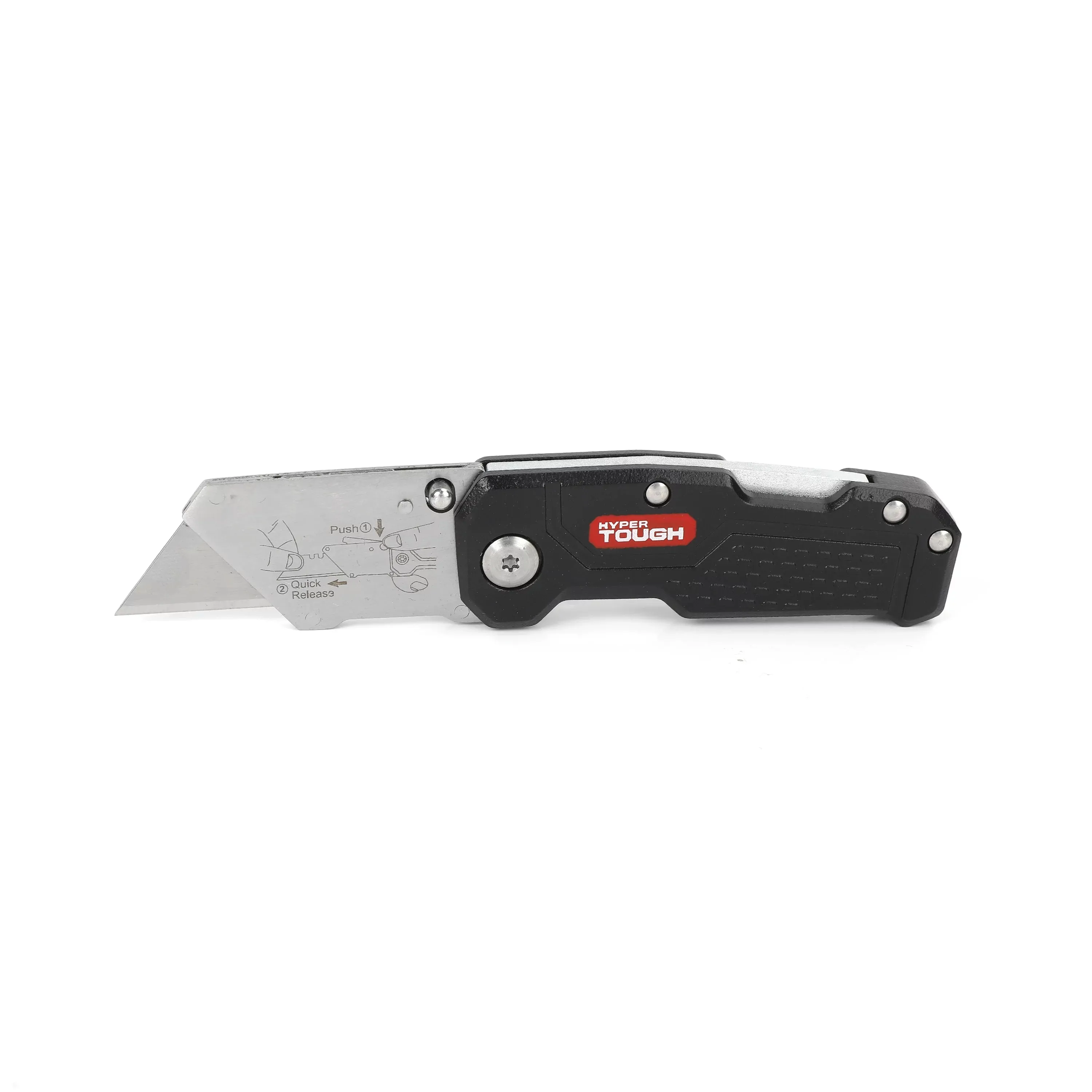 Hyper Tough - Quick-Change Folding Lockback Utility Knife