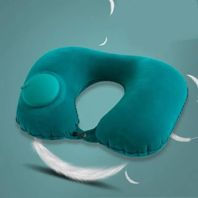 Inflatable Portable Comfy Travel Neck Pillow