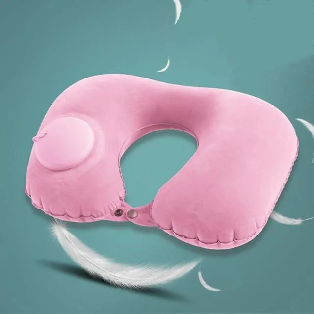 Inflatable Portable Comfy Travel Neck Pillow