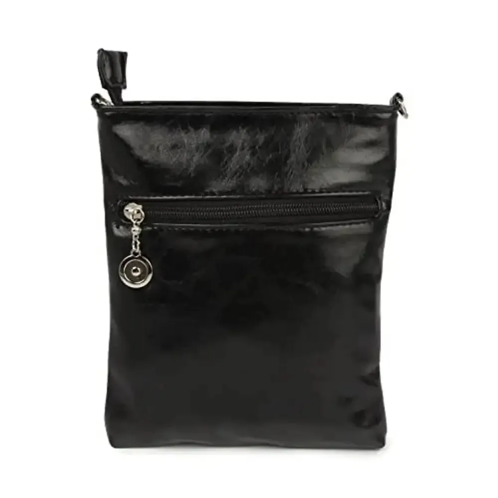 Instabuyz Women's Sling Bag(Black)