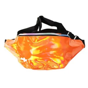 Iridescent Fanny Pack Bum Bag - Orange