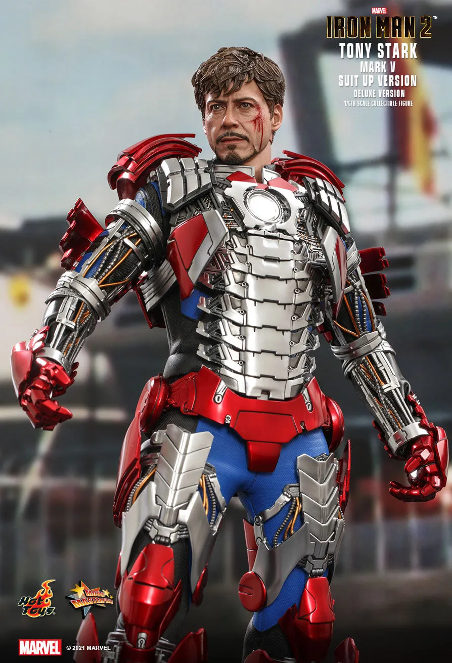 Iron Man 2 - Tony Stark (Mark V Suit Up Ver.) MMS600-D18