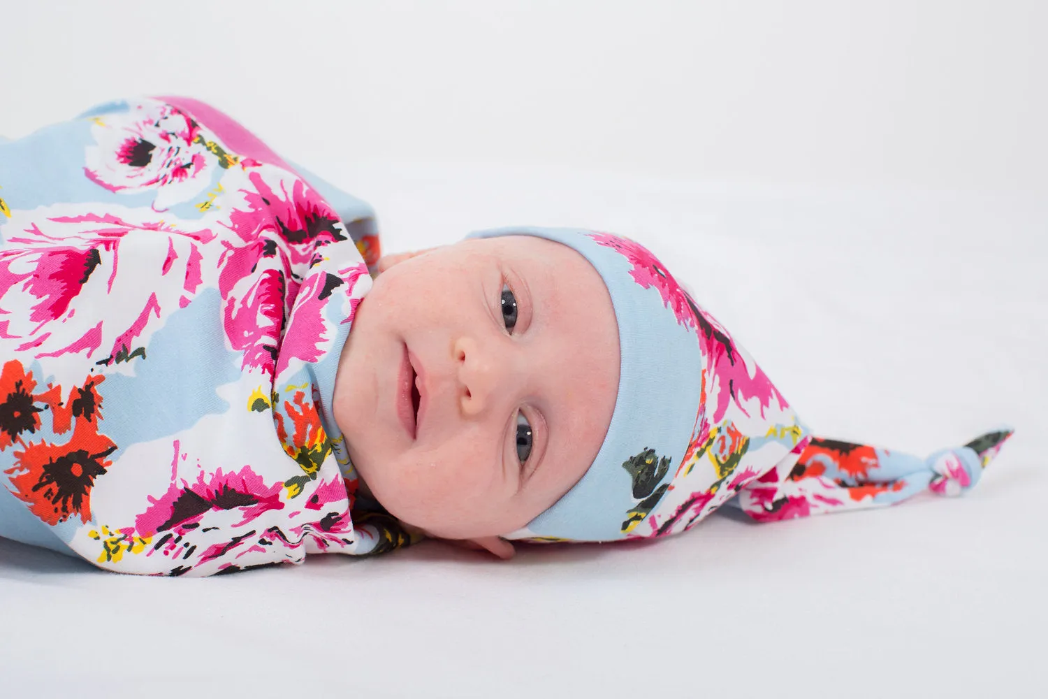 Isla Robe & Swaddle Set & Dad on Black T-Shirt & Dog Bandana