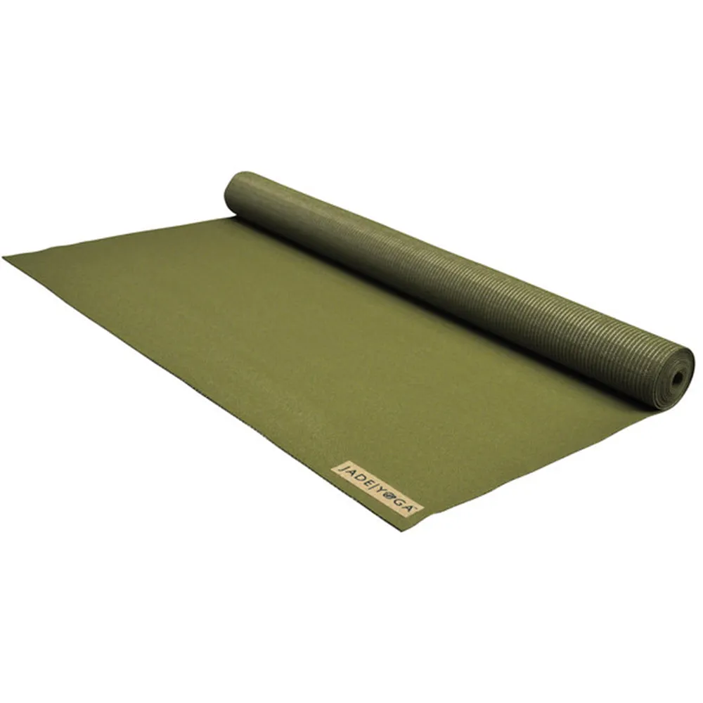 Jade Yoga Voyager Mat - Olive & Etekcity Scale for Body Weight and Fat Percentage - Black Bundle