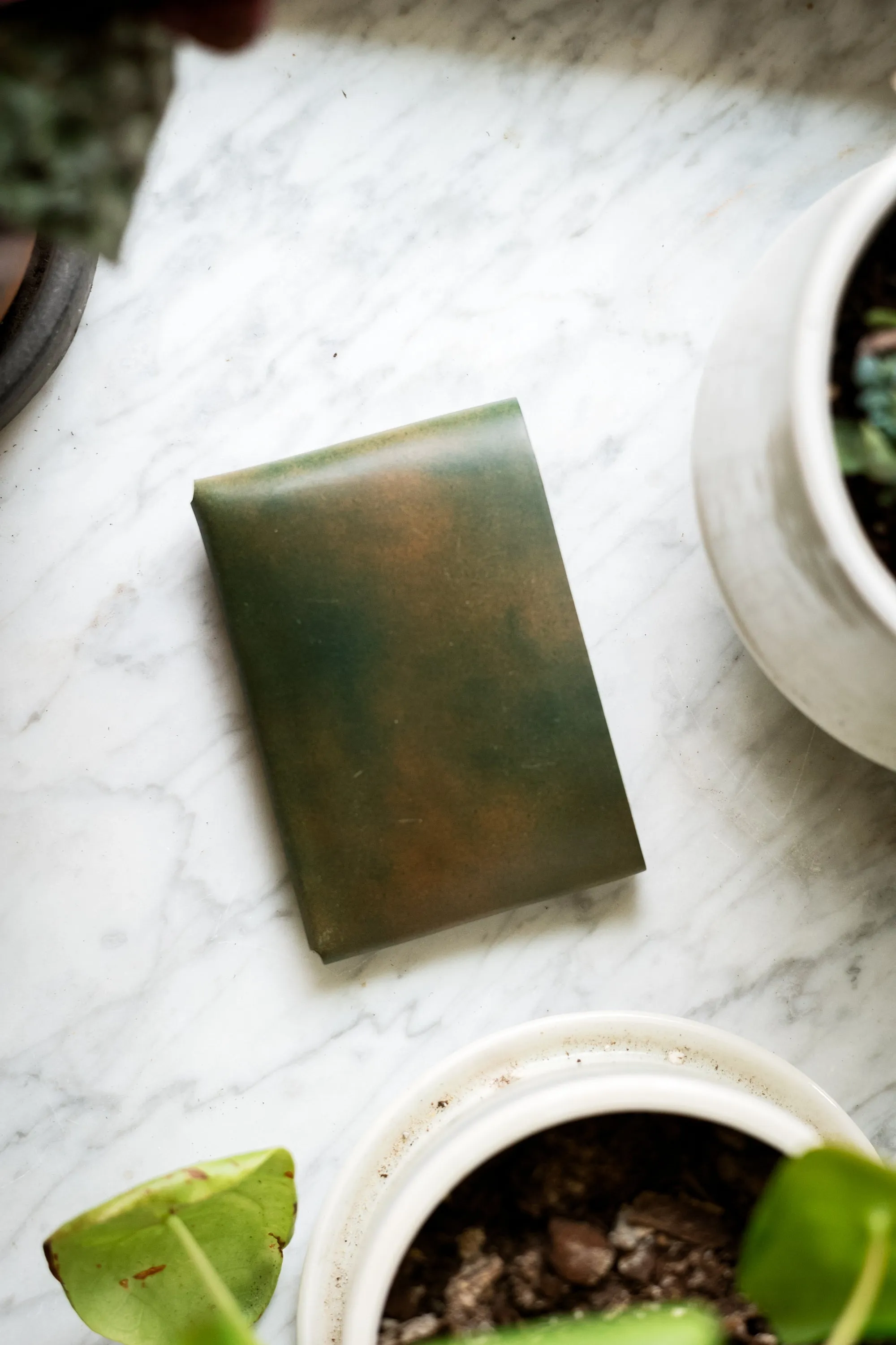 Johnny Slim - Green Marbled Horween Shell Cordovan