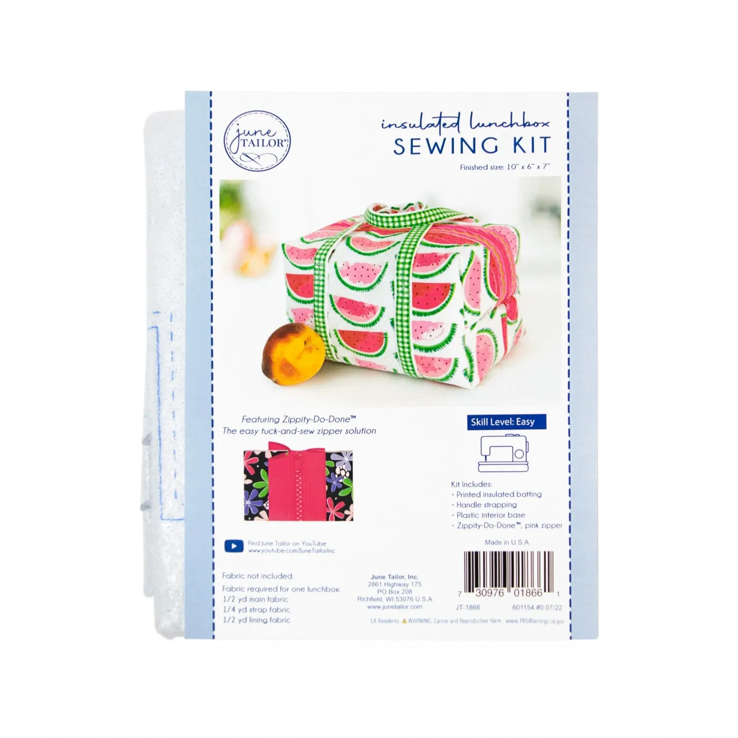 June Tailor-Insulated Lunchbox Sewing Kit