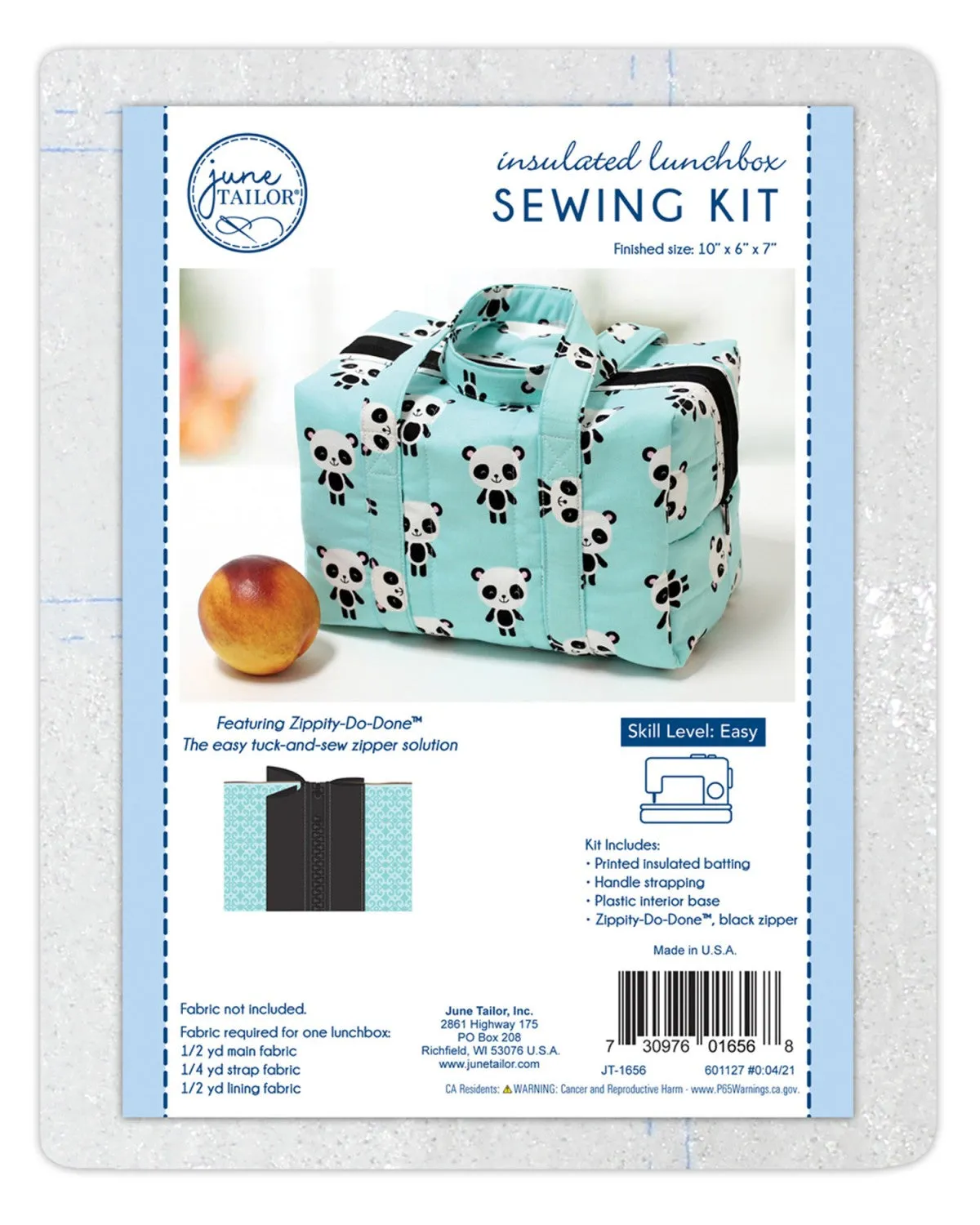 June Tailor-Insulated Lunchbox Sewing Kit