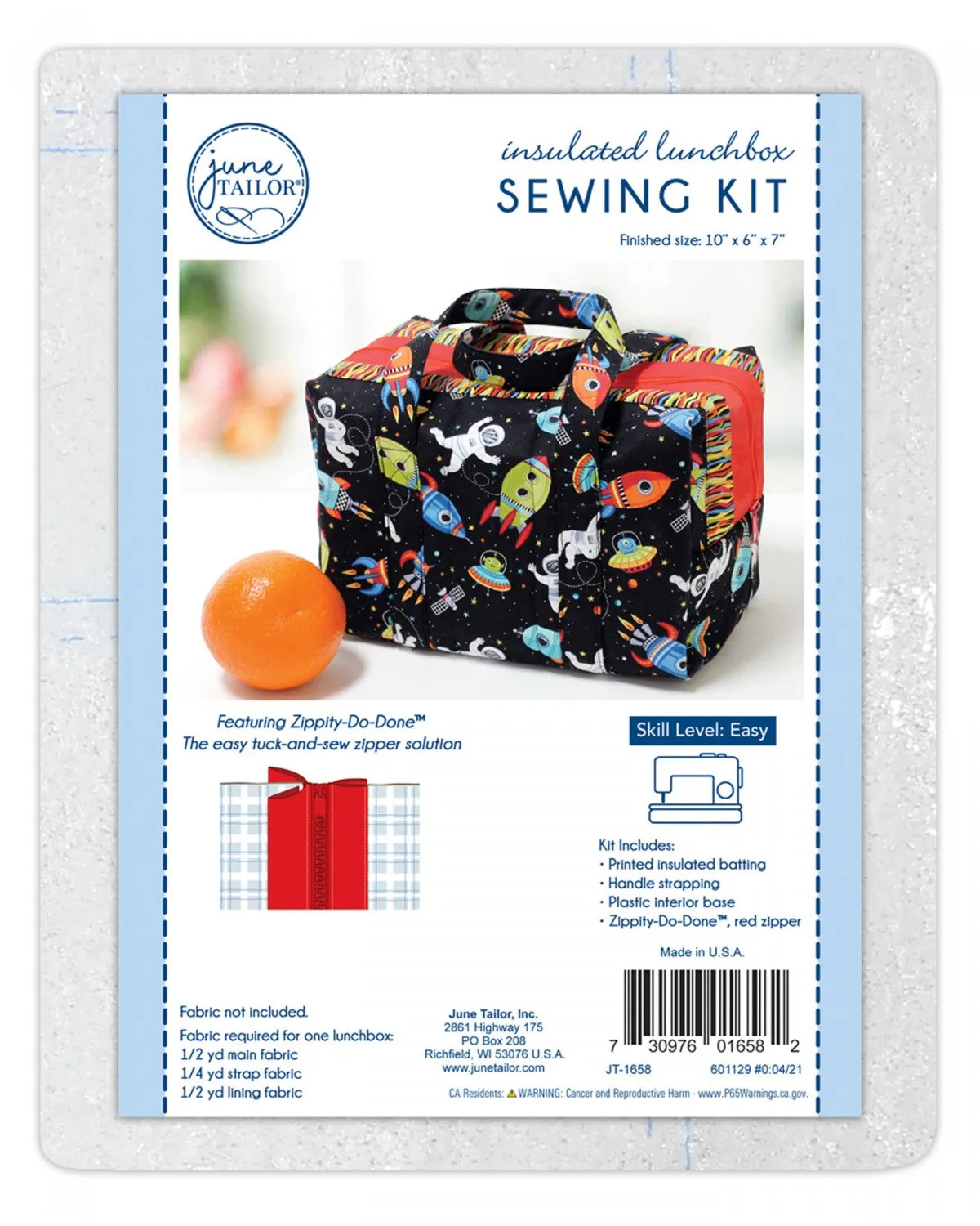 June Tailor-Insulated Lunchbox Sewing Kit