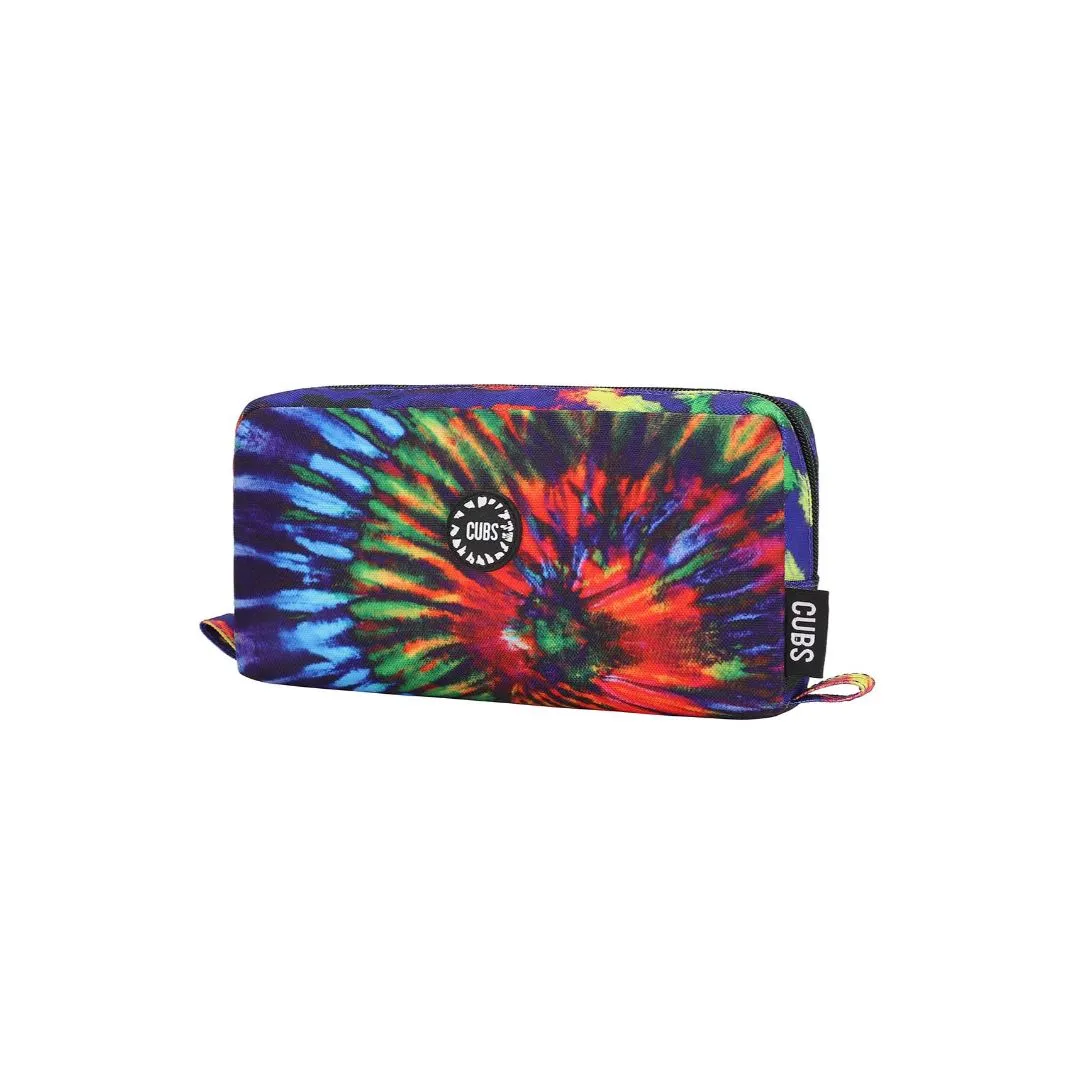 Junior Student Navy/Red Tie Dye Pencil Case