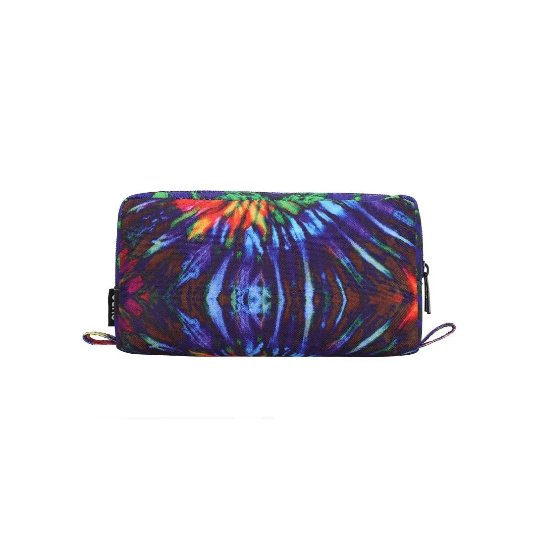 Junior Student Navy/Red Tie Dye Pencil Case