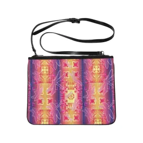 Kaleidoscope Dragonfly Slim Clutch Bag