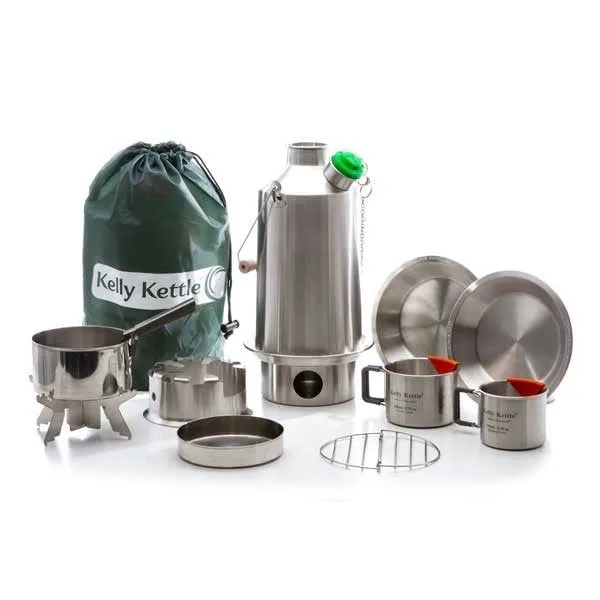 Kelly Kettle® Ultimate Base Camp Kit – Stainless Steel Camp Kettle