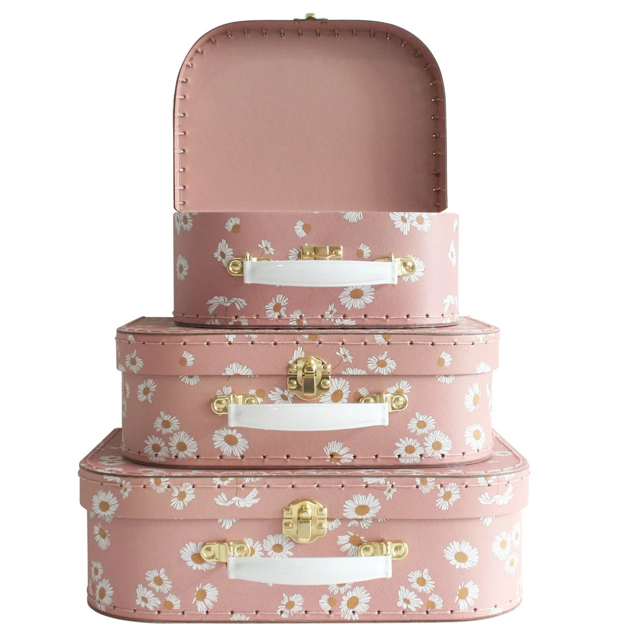 Kids Carry Case Set - Daisy Days ( SOLD AS SET OF 3 )