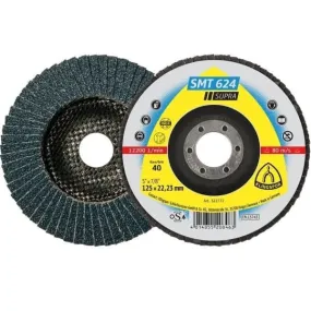 Klingspor SMT624 115mm Zirconia Flap Discs - Multiple Grits Available