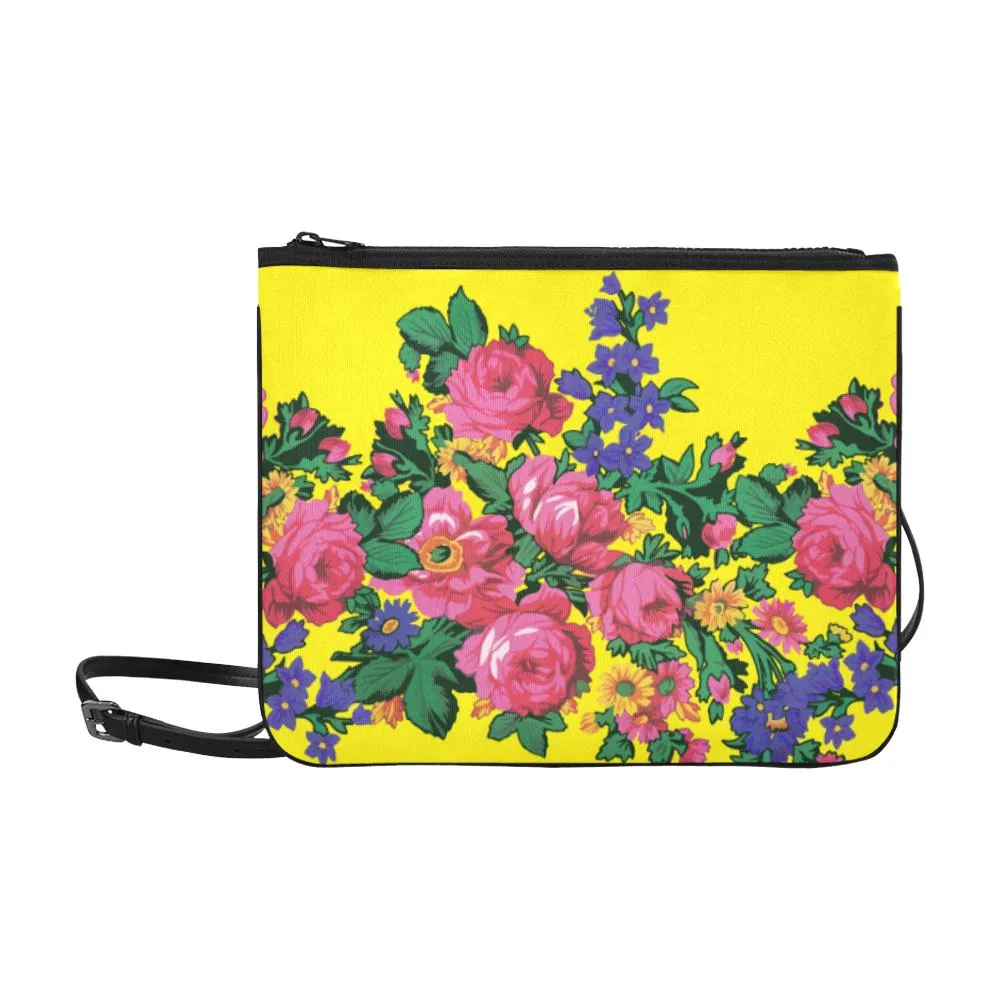 Kokum's Revenge-Yellow Slim Clutch Bag