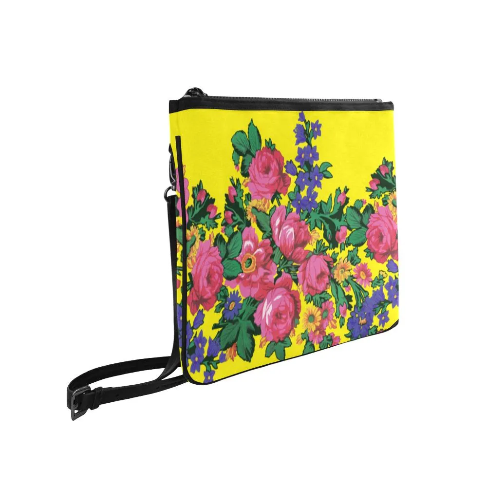 Kokum's Revenge-Yellow Slim Clutch Bag