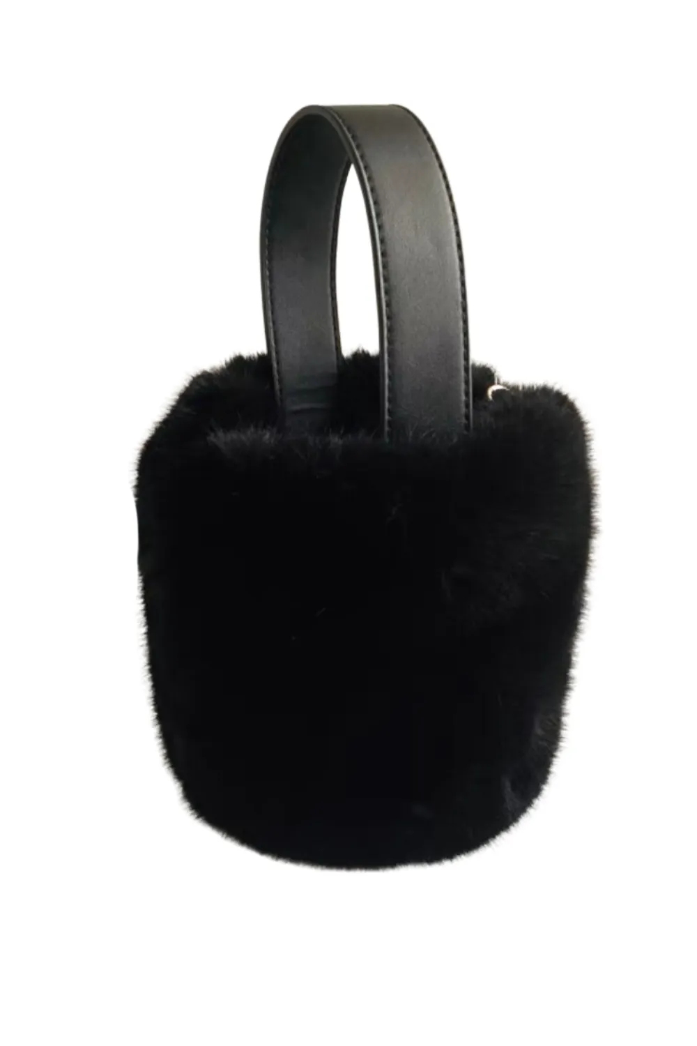 'Kristina' Fur Bucket Bag (11 Colors)