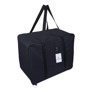 Kuber Industries Luggage Bag | Trolley Bags for Travel | Collapsible Luggage Bag | Travelling Bag | Trolley Bags for Suitcase | Lightweight Luggage Bag | 24 Inch | Pack of 3 | Navy Blue