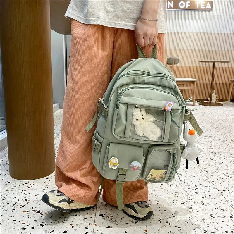 Large Functional Waterproof Kawaii Backpack