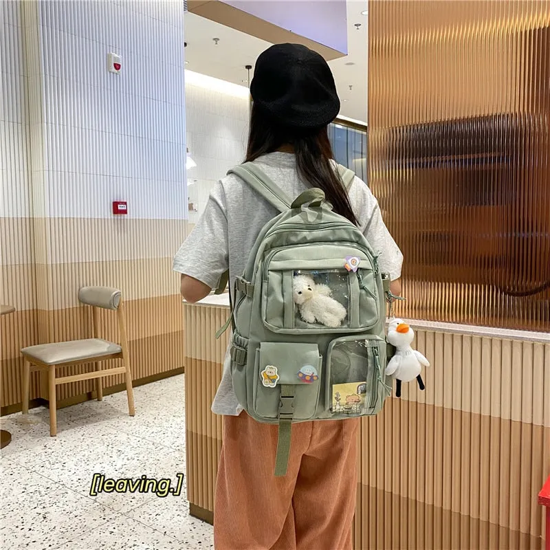 Large Functional Waterproof Kawaii Backpack