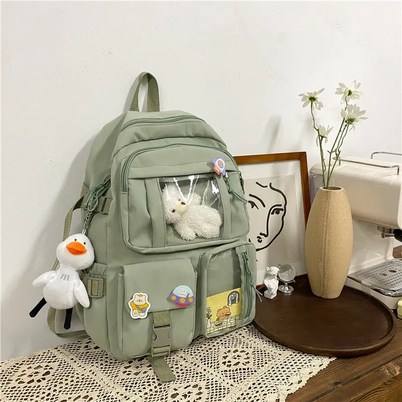 Large Functional Waterproof Kawaii Backpack