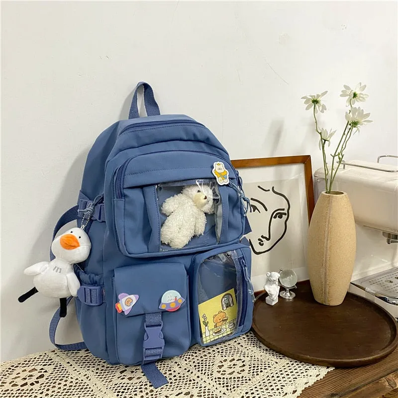 Large Functional Waterproof Kawaii Backpack